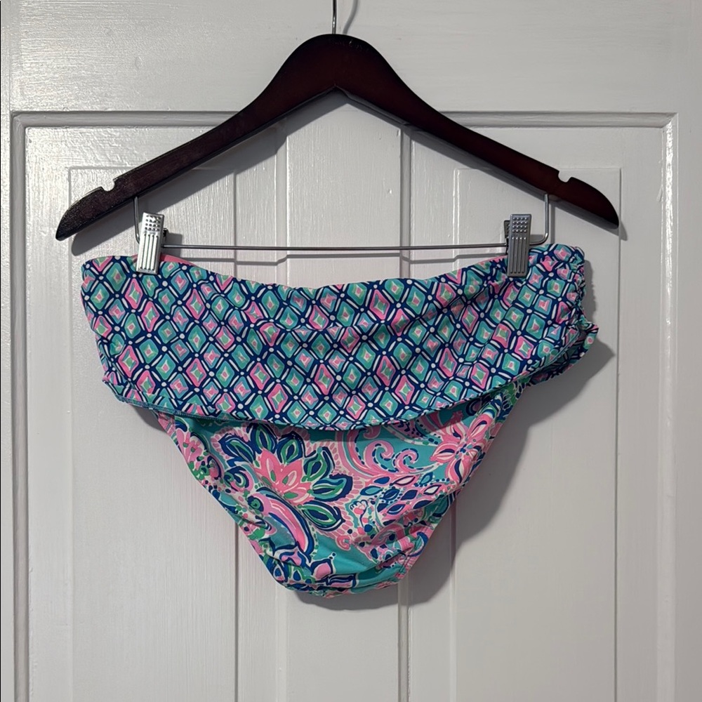 Lilly Pulitzer Colorful Midrise Bikini Swim Bottoms Size 14 EUC - Picture 5 of 5